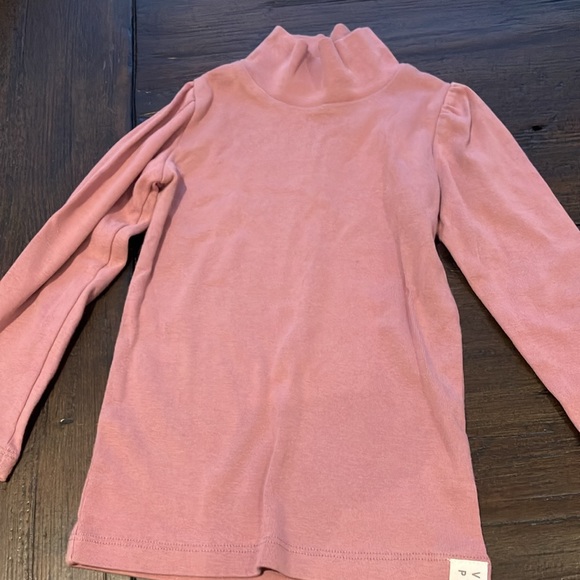 Set of 2 girls turtlenecks. Gray and Pink - Picture 4 of 5